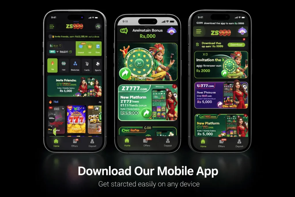 ZS999 game mobile screen images