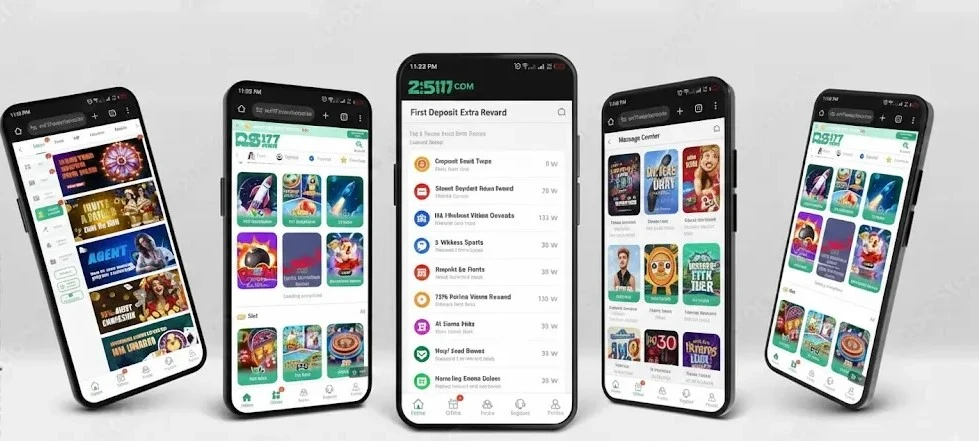 RS177 game images of different screens